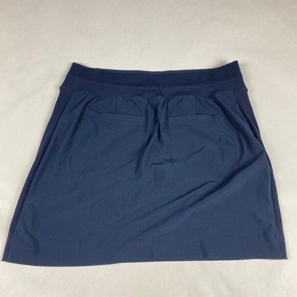 Athleta Brooklyn Skort 16" Womens 6 Navy Blue Athletic Performance Stretch - Picture 2 of 13